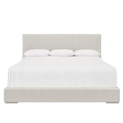 Bernhardt Stratum Upholstered Panel Bed In Mist