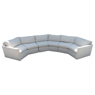 Pre-owned Bernhardt Stunning 3 Piece Octagon  Sofa Sectional Mid-century Modern In Brown