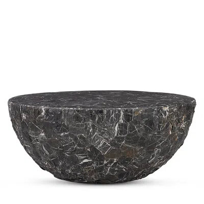 Bernhardt Tambora Outdoor Cocktail Table In Black Stone