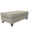Bernhardt Tarleton Ottoman In Green