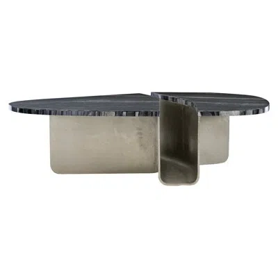 Bernhardt Tegan Cocktail Table In Black Forest Marble