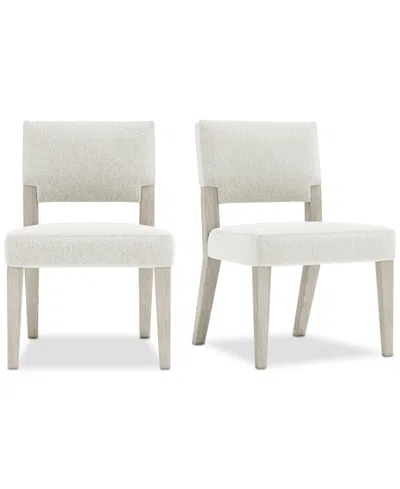 Bernhardt Tempo 2-pc. Side Chair Set In White