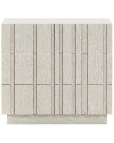 Bernhardt Tempo 3-drawer Nightstand In Neutral