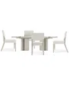 Bernhardt Tempo 5-pc. Set (rectangular Table & 4 Side Chairs) In Multi
