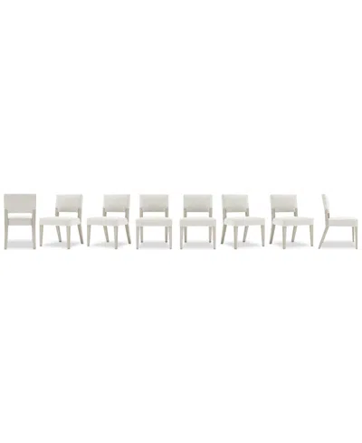 Bernhardt Tempo 8-pc. Side Chair Set In White