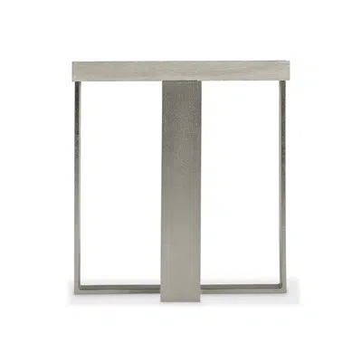 Bernhardt Tempo End Table In Beige Wood