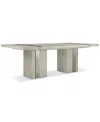 Bernhardt Tempo Rectangular Table In Gray