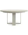 Bernhardt Tempo Round Dining Table In White