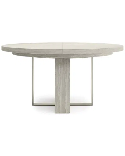 Bernhardt Tempo Round Dining Table In White