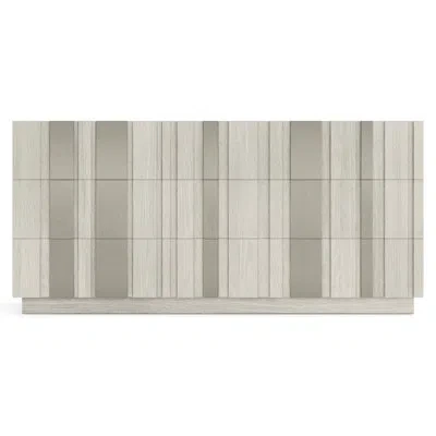 Bernhardt Tempo Solid Wood 72'' W 6 - Drawer Dresser In Beige