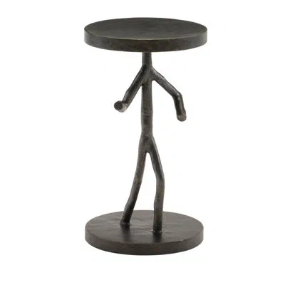 Bernhardt Theo Figure End Table In Black