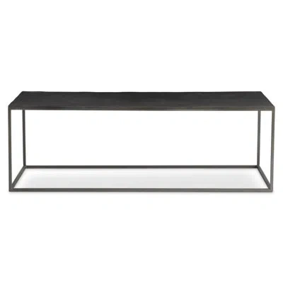 Bernhardt Thompson Coffee Table In Antique Bronze,graphite