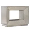 Bernhardt Trane Nightstand In Tarnished Nickel