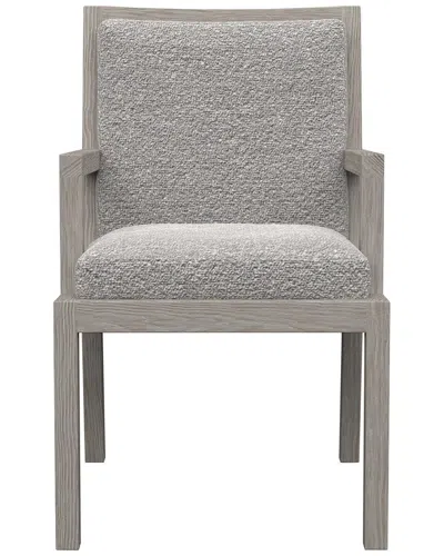 Bernhardt Trianon Ladderback Arm Chair In Grey