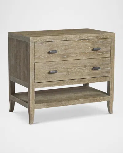 Bernhardt Tribeca 2-drawer Large Nightstand In Brown