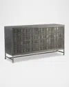 Bernhardt Tribeca 3-door Buffet In Brushed Tadon