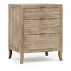 Bernhardt Tribeca 3 Drawer Nightstand In Brown