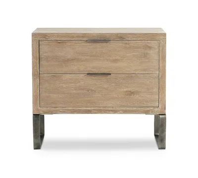 Bernhardt Tribeca Nightstand With Sled Base In Brown