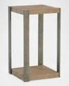 Bernhardt Tribeca Accent Table In Aurum Brown