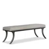 Bernhardt Tribeca Upholstered Bench, 56" In Gray