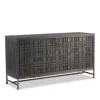 Bernhardt Tribeca 3-door Buffet In Gray