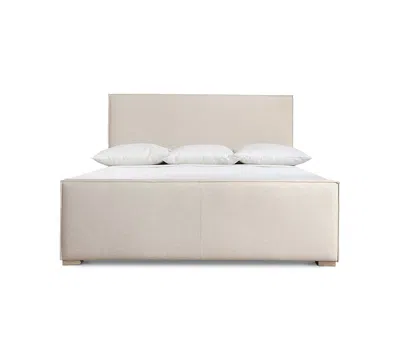 Bernhardt Tribeca California King Upholstered Panel Bed In Animal Print