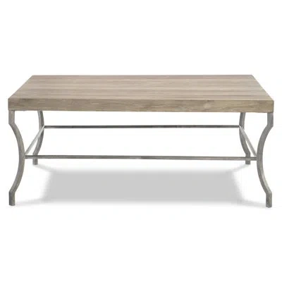 Bernhardt Tribeca Cocktail Table With Metal Legs In Aurum