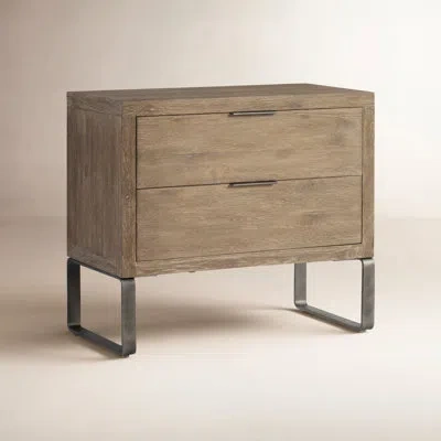 Bernhardt Tribeca Nightstand With Sled Base In Aurum,barlow
