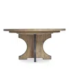 Bernhardt Tribeca Round Dining Table In Brown