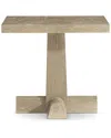 Bernhardt Tribeca Side Table With Pedestal Base