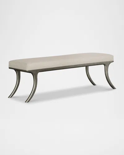 Bernhardt Tribeca Upholstered Bench, 56" In Brown