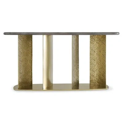 Bernhardt Trost Console Table In Espresso Wood