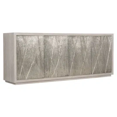 Bernhardt Valora Credenza In Graphite,weathered Greige