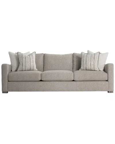 Bernhardt Ventura Fabric Sofa In Aged Grey -