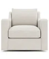 Bernhardt Ventura Tempo Swivel Chair In Gray