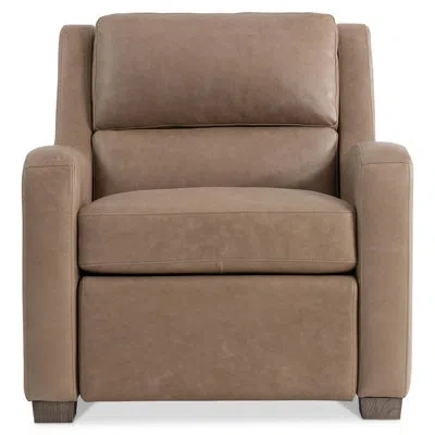 Bernhardt Ventura Upholstered Recliner In Beige,tan