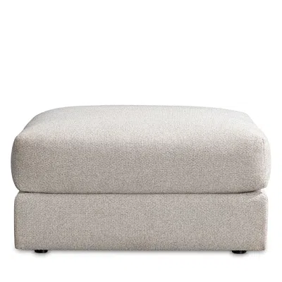 Bernhardt Verano Fabric Ottoman In Gray