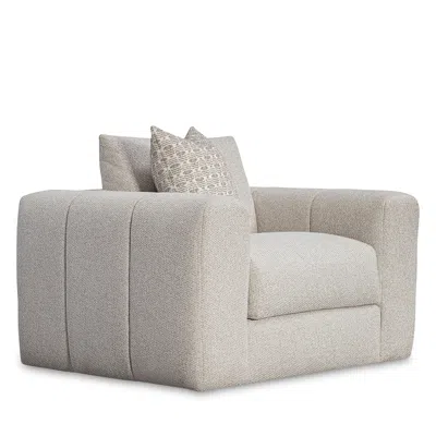 Bernhardt Verano Fabric Swivel Chair In Neutral