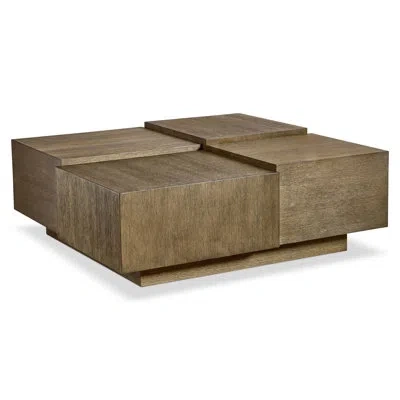 Bernhardt Weiss Cocktail Table In Brown