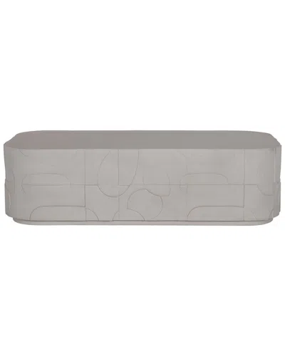 Bernhardt Zina Cocktail Table In Grey