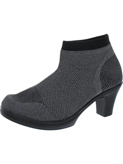 Bernie Mev Doll Womens Knit Ankle Sock Boot In Grey