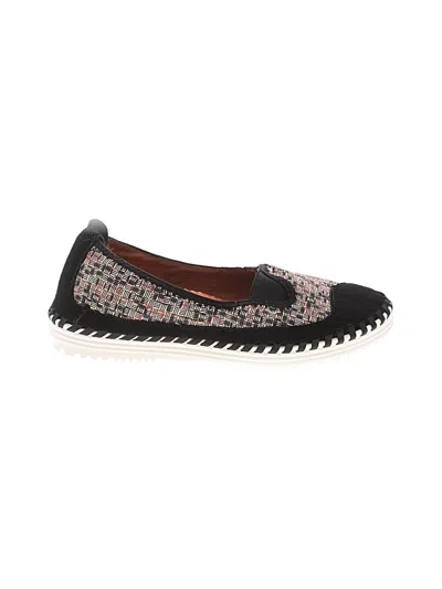 Pre-owned Bernie Mev Flats In Black