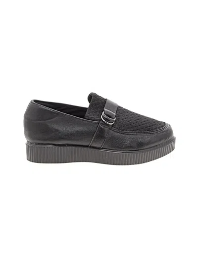 Pre-owned Bernie Mev Flats In Black