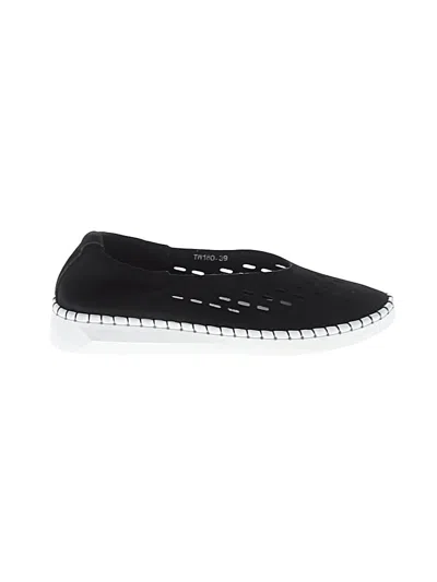Pre-owned Bernie Mev Flats In Black
