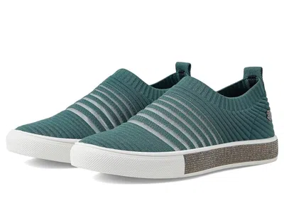 Bernie Mev . Iris Sneaker Green Round Toe Slip-on Shoes Zap1006 In Multi