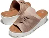 Bernie Mev Venti Twist In Blush In Beige
