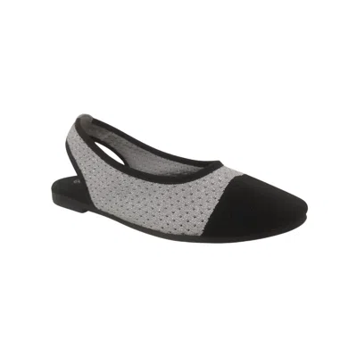 Bernie Mev Women's Alexa Flat Shoes In Light Grey/silver In Multi