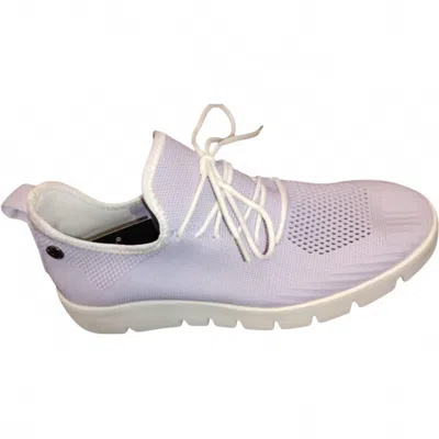 Bernie Mev Women's Cara Sneakers In Light Lavender In White