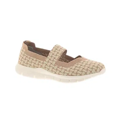 Bernie Mev Women's Charm Weave Slip-on In Blush/nude Cream In Brown