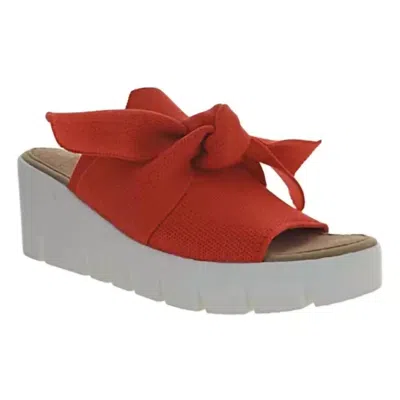 Bernie Mev Women's Fressia Sandal In Red